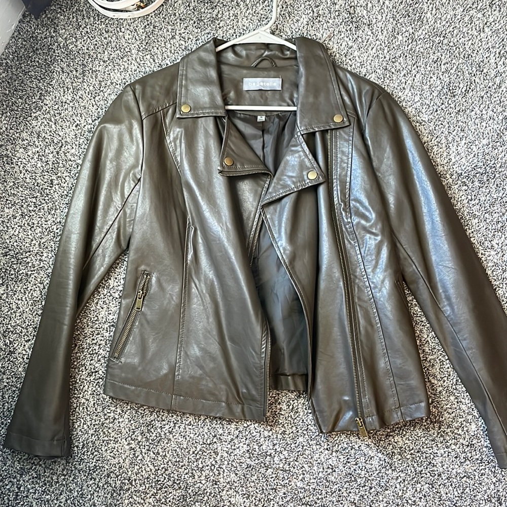 Small trendy chocolate colored jacket